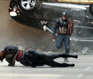 coche del capitán américa en la civil War