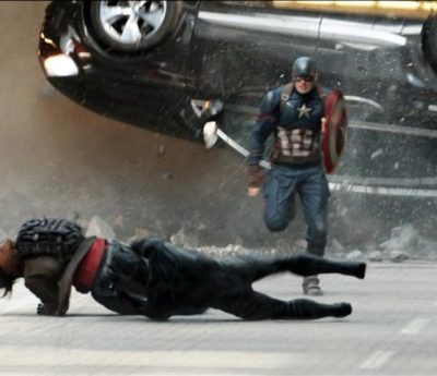 coche del capitán américa en la civil War