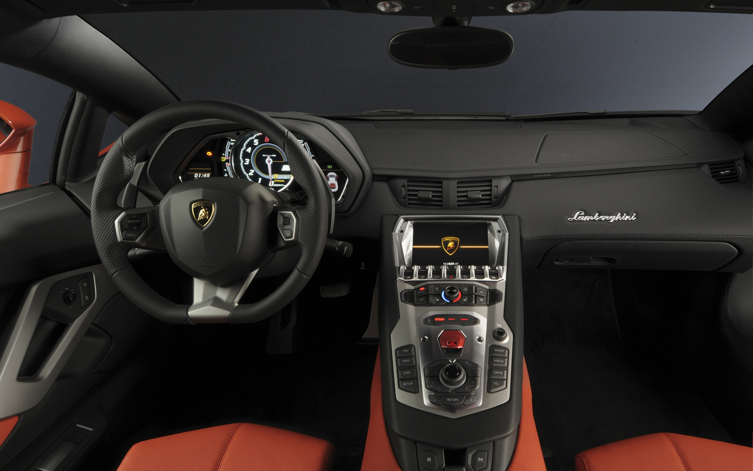 Lamborghini Aventador salpicadero