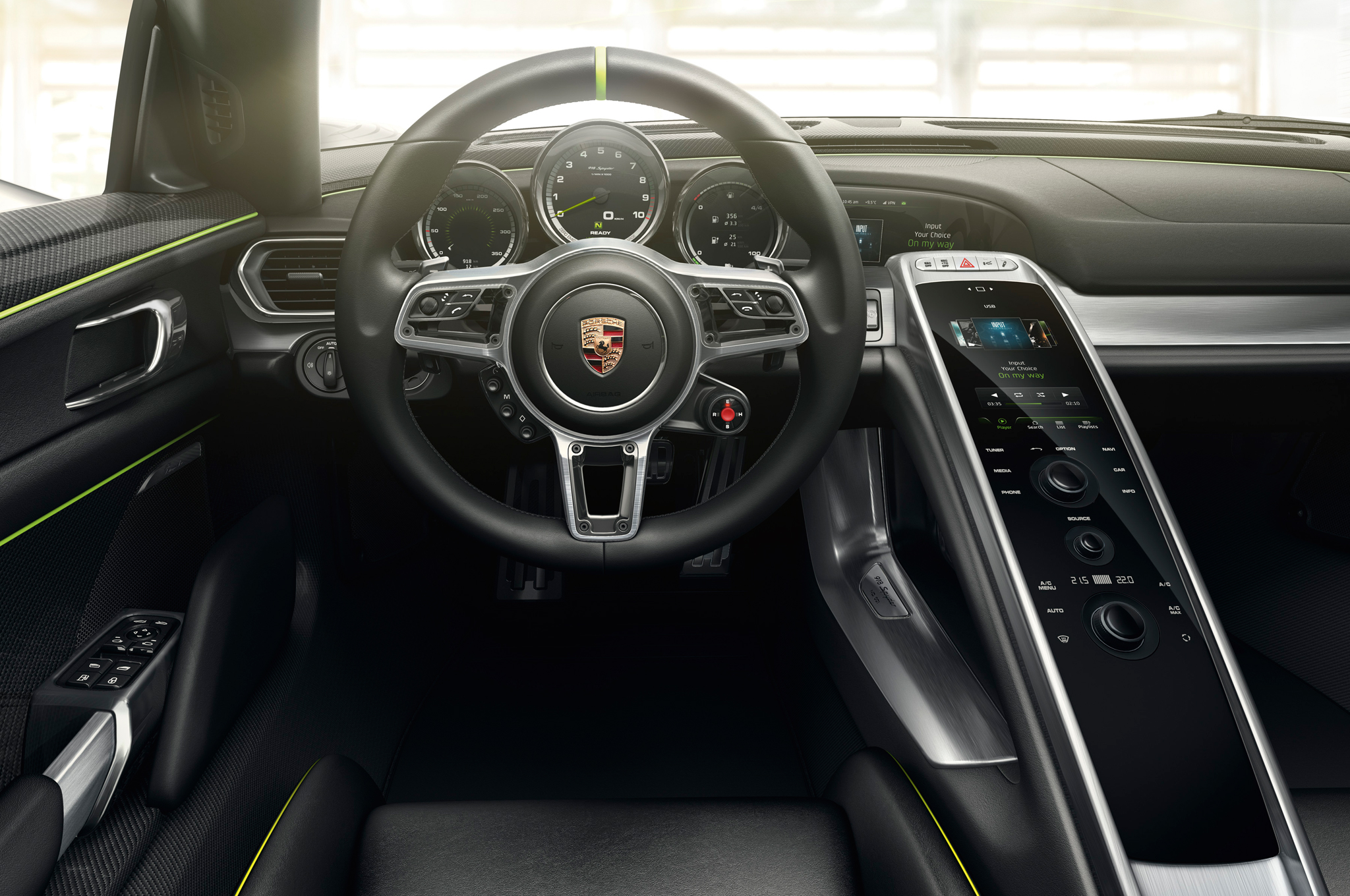 Porsche 918 Spyder salpicadero