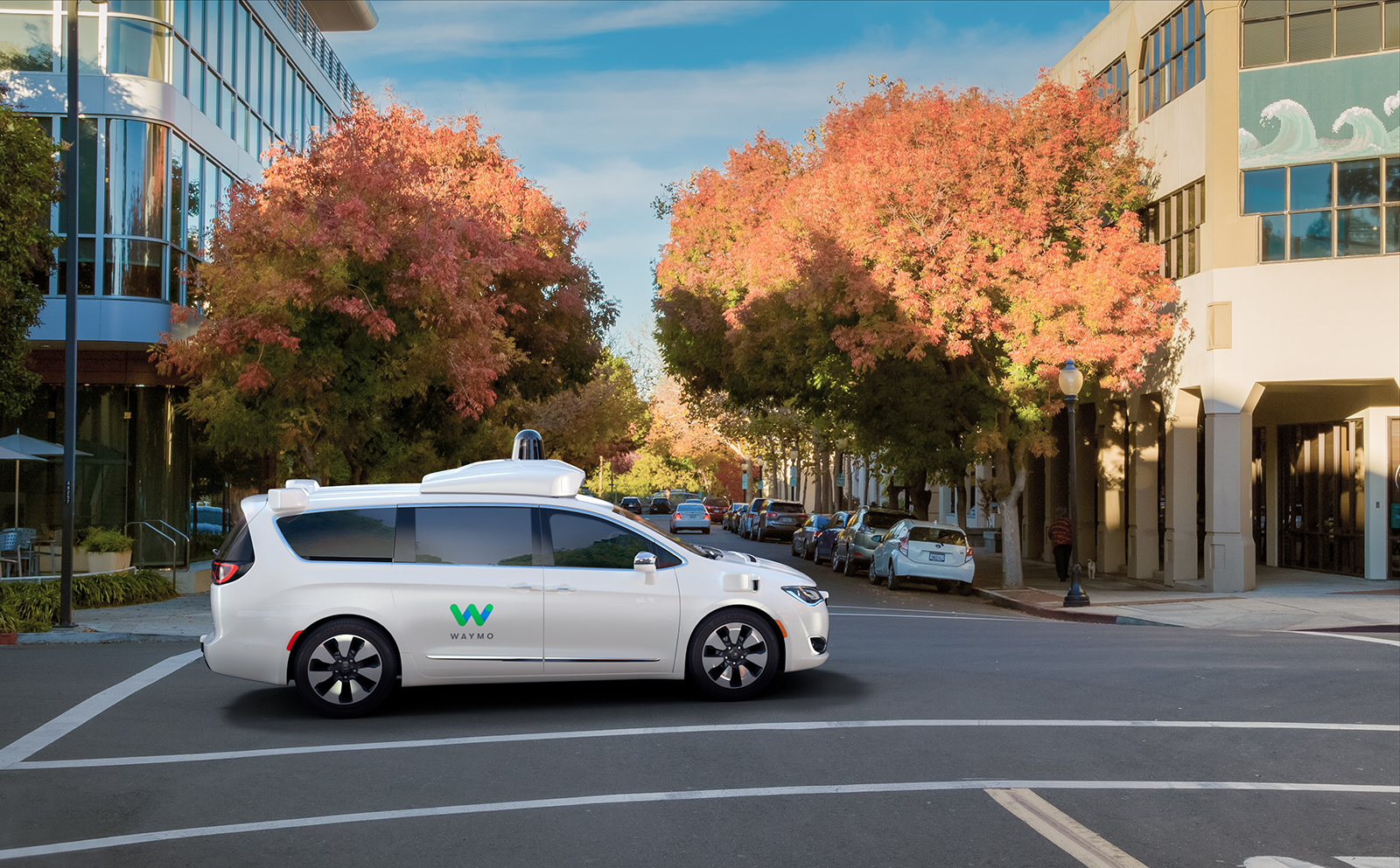coche autonomo de Google Google Waymo Chrysler Pacifica
