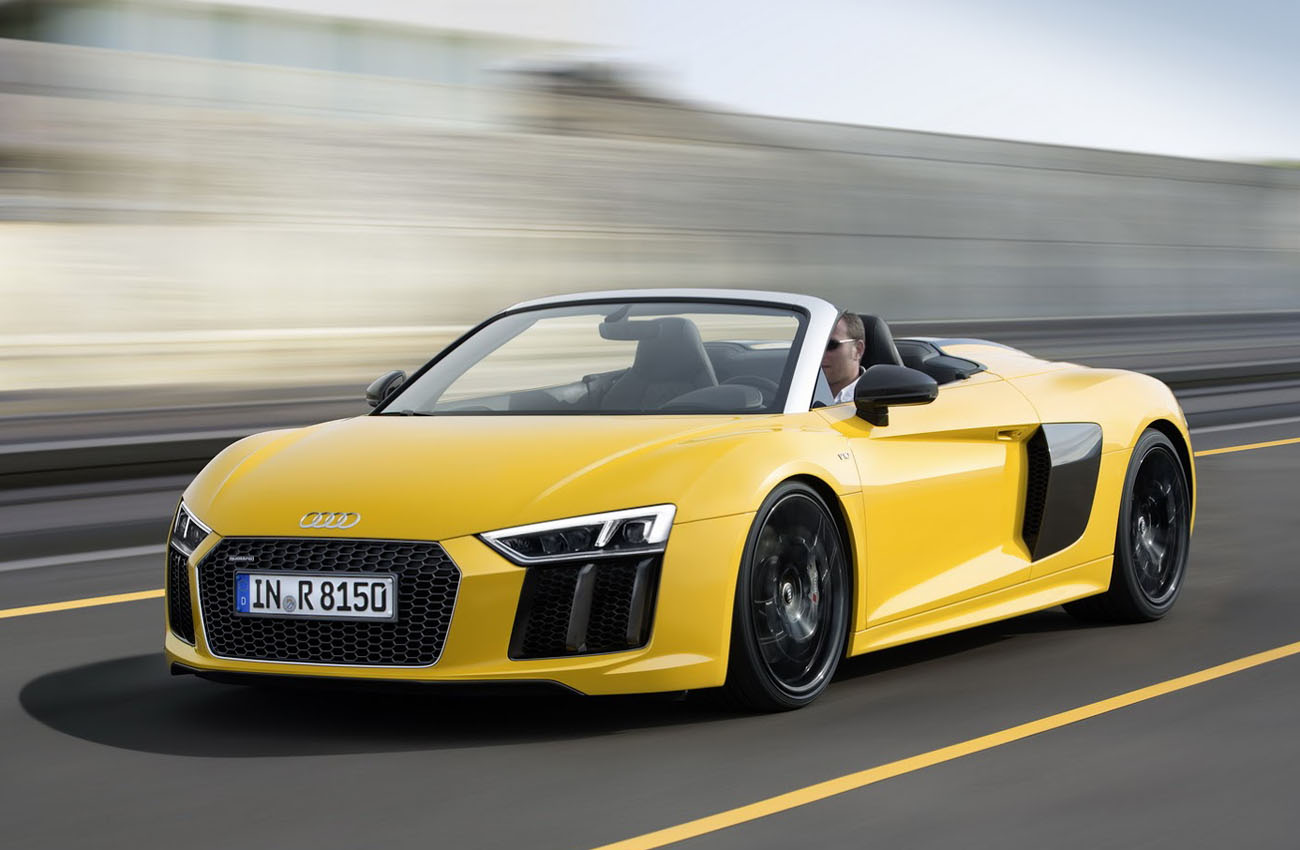 mejor coche de altas prestaciones // Audi r8 Spyder