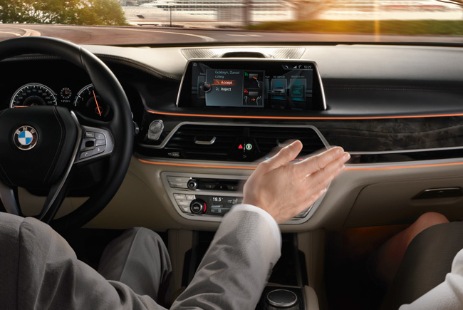 bmw: control gestual