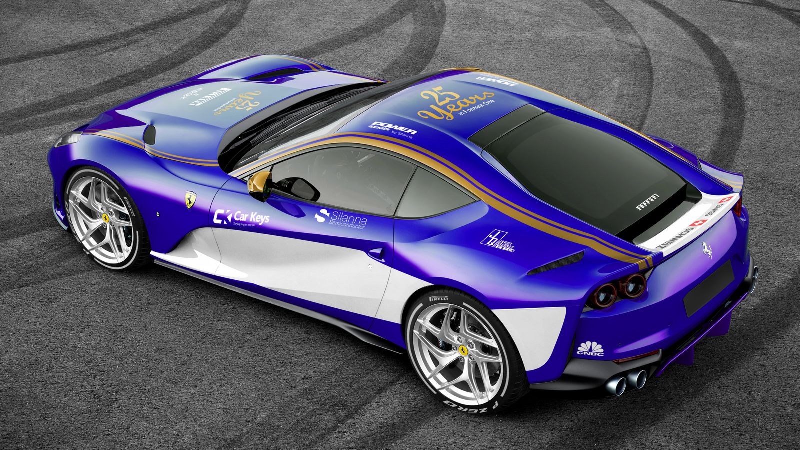 Sauber 2017 F1 Ferrari 812 Superfast