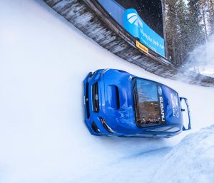 Subaru WRX STI bobsleigh