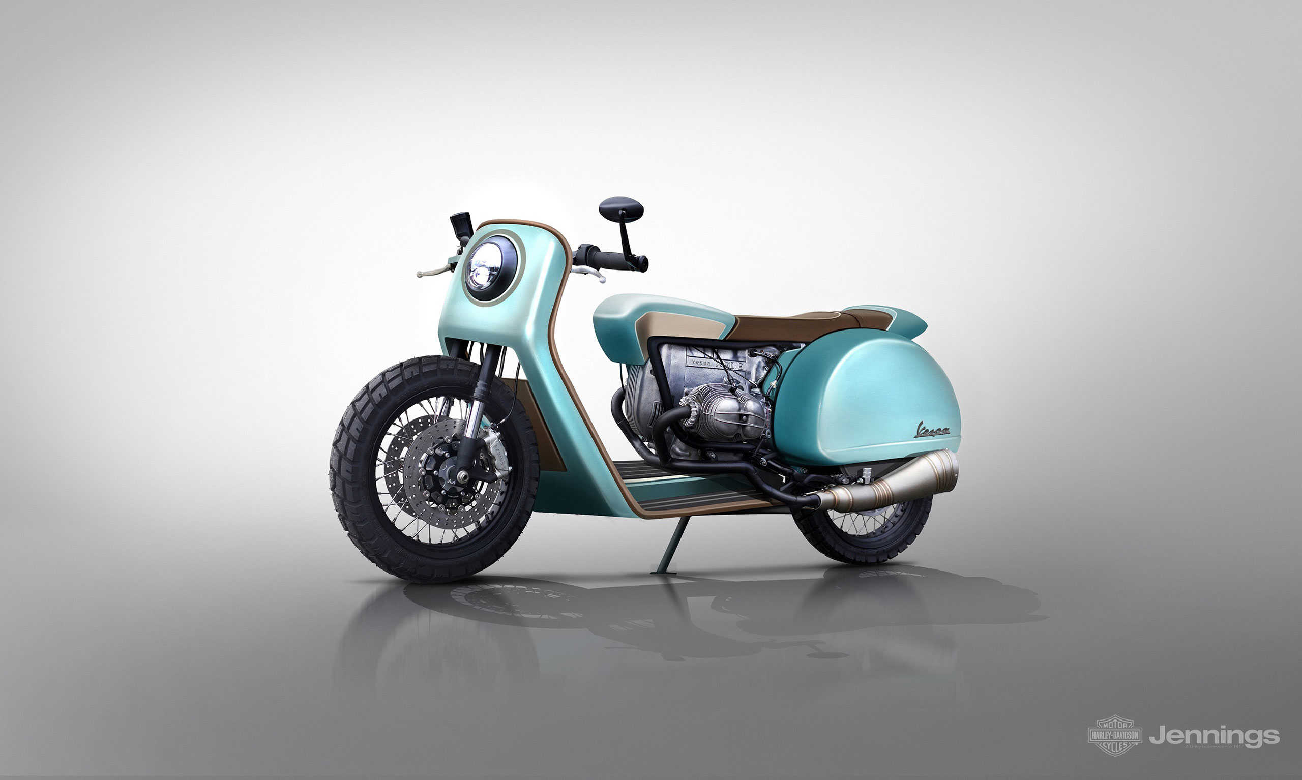 3. Vespa Café Racer