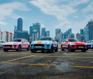 La familia Porsche Macan Racing al completo.