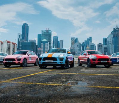 La familia Porsche Macan Racing al completo.