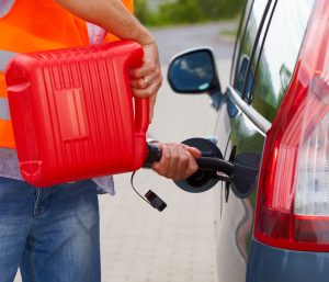 quedarse sin combustible