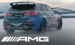 El nuevo Mercedes-AMG A45 muestra cómo se derrapa sobre hielo