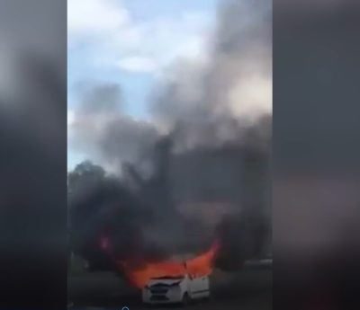 simulacro incendio hungria