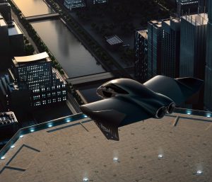 coche volador Porsche