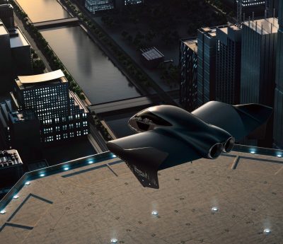 coche volador Porsche