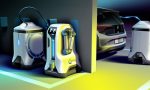El robot autónomo que carga los coches eléctricos por sí solo