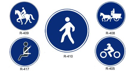 Señales de obligación