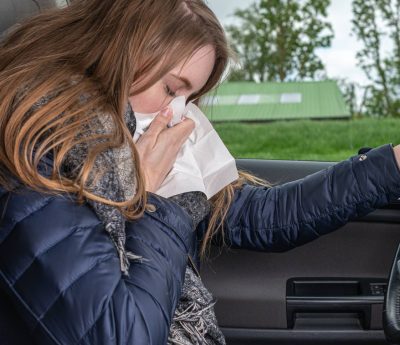 Conducir con alergia