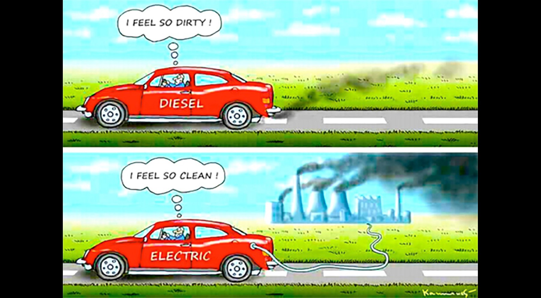 Memes coches eléctricos