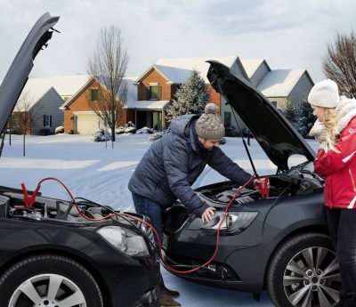 pinzas batería coche