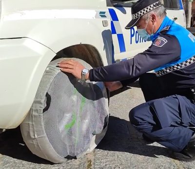 Cómo colocar las cadenas de nieve textiles