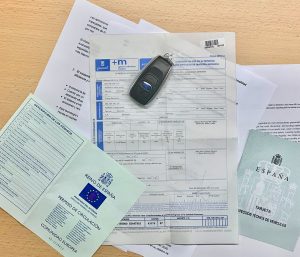 cambiar placa matrícula