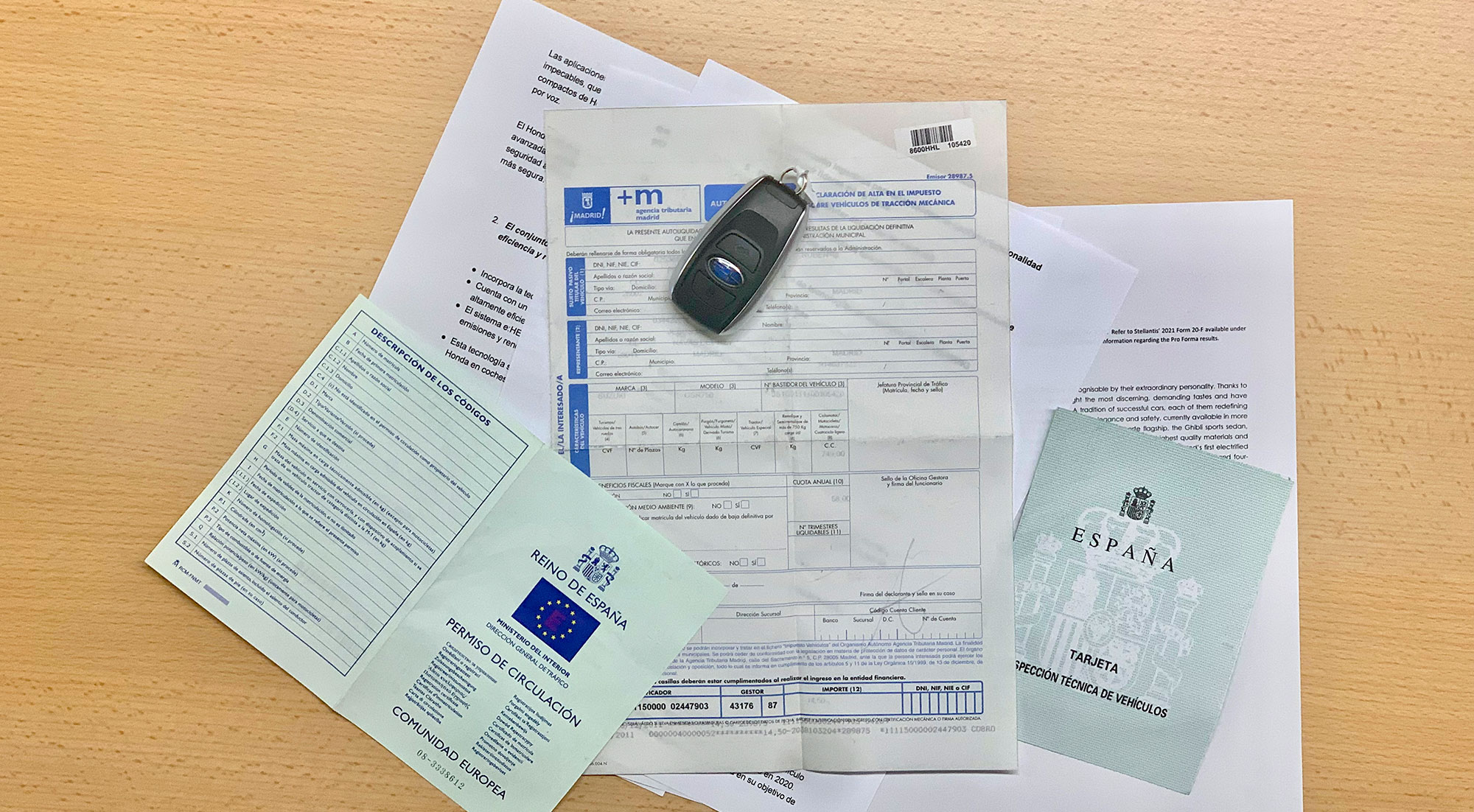 cambiar placa matrícula