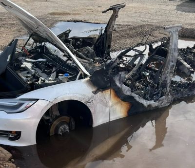 Tesla incendio