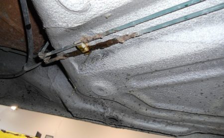 Fuga del líquido de frenos