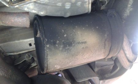 Silenciador roto