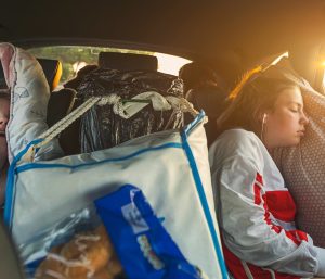 equipaje asiento trasero