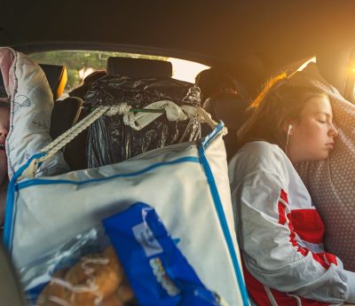 equipaje asiento trasero