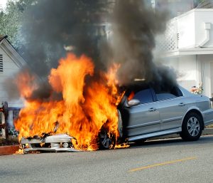 Incendio coche