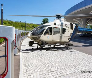 Helicoptero supercargador tesla