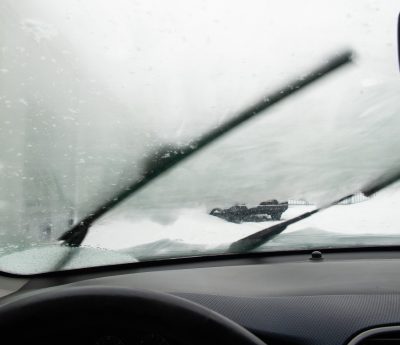 parabrisas empañado