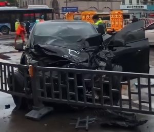 Tesla China accidente