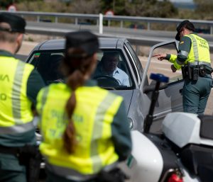 control guardia civil