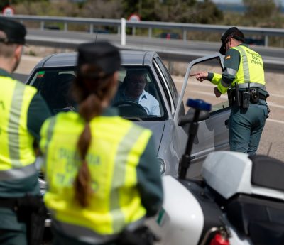 control guardia civil