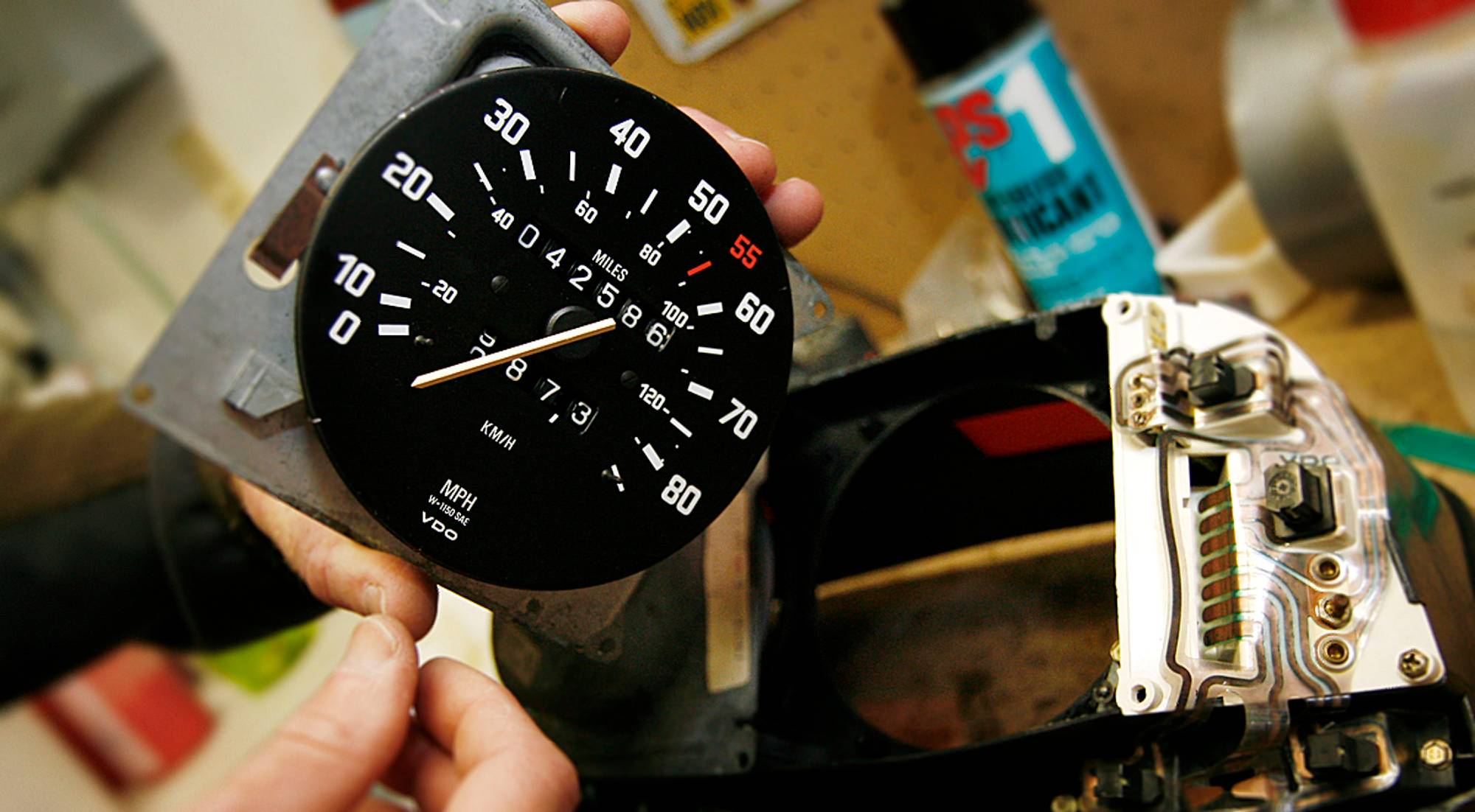 Cuentakilómetros digital