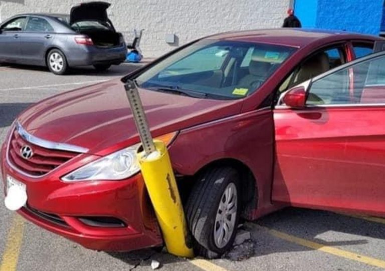 aparcamiento accidente