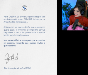 BMW Cristinini y Ander Twitch