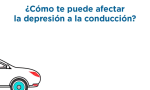 ¿Cómo afecta la depresión a la hora de conducir?