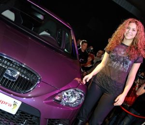 shakira coche
