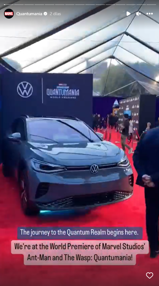 El ID.4 en la alfombra roja de Los Ángeles.