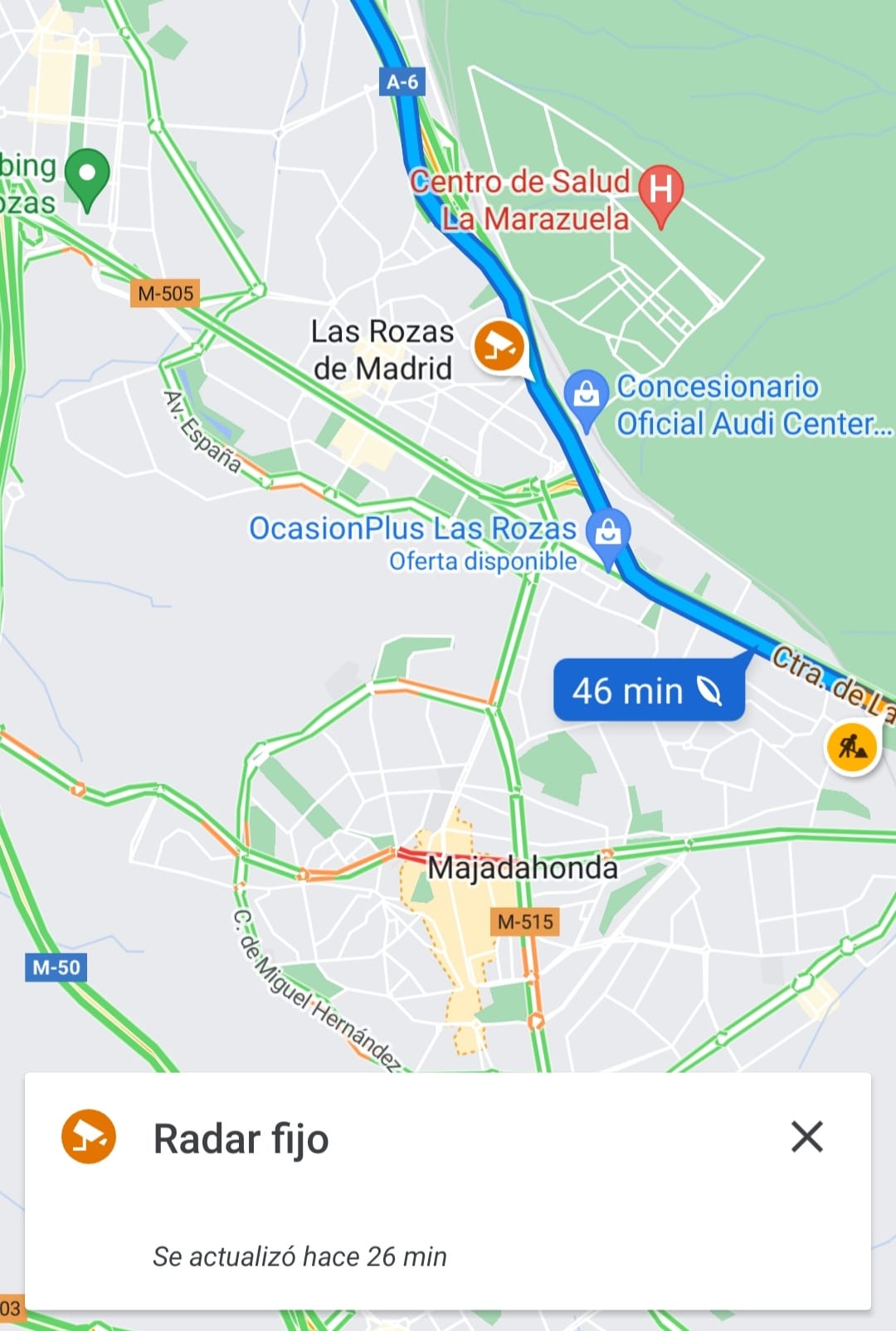 google maps radares