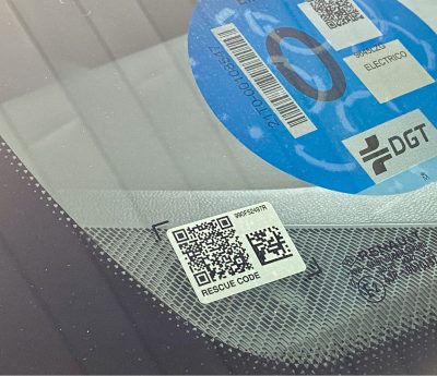 codigo bidi coche parabrisas