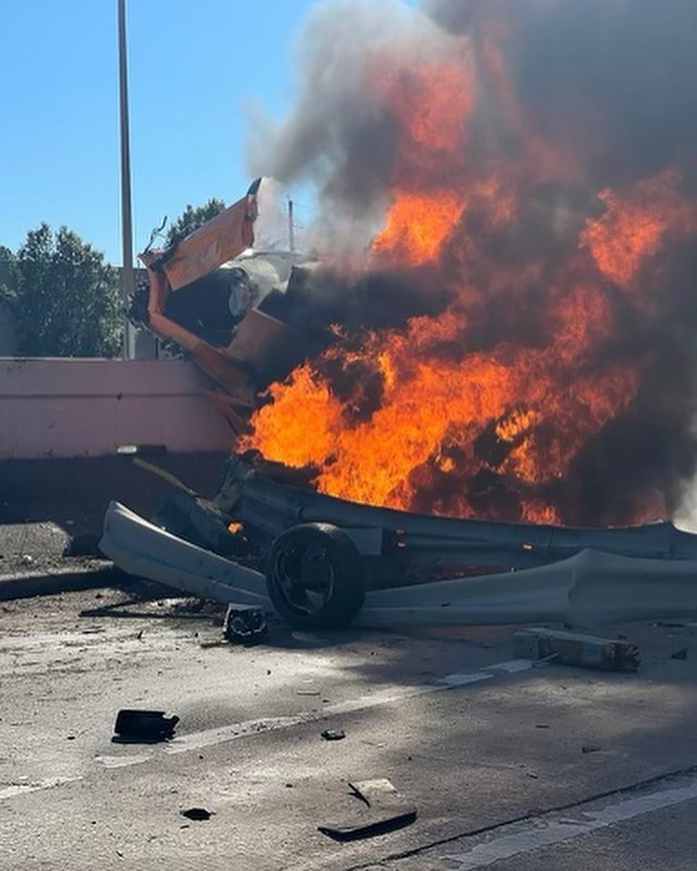 Lamborghini incendio