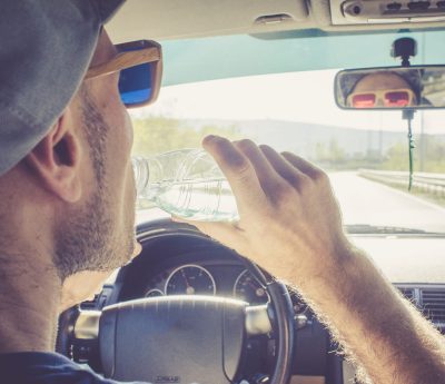 beber agua multa conducir