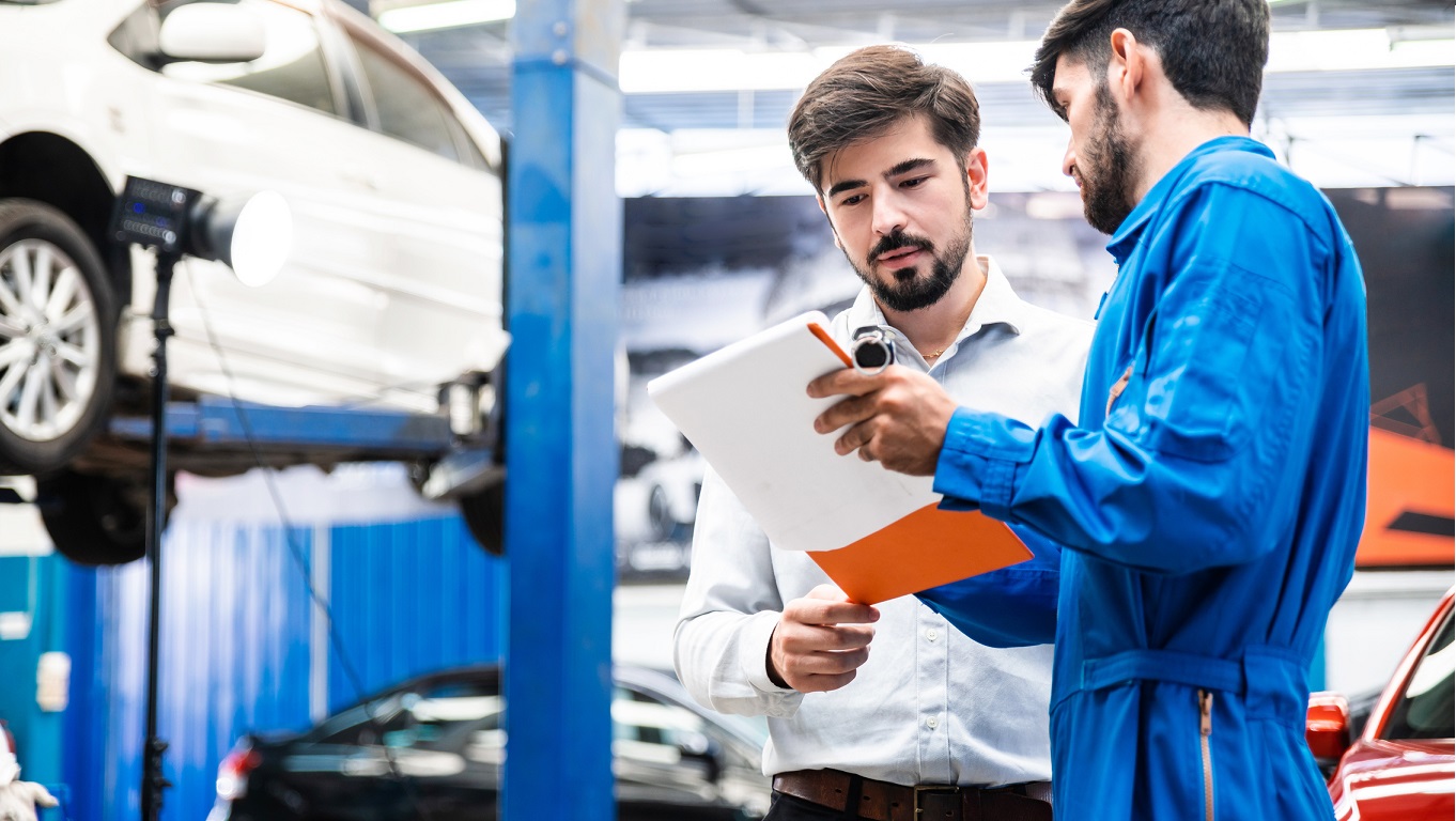 coche conversacion taller