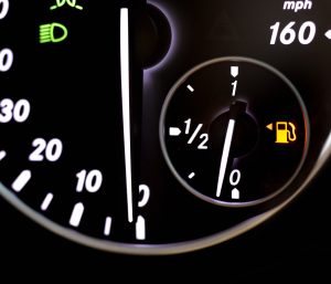 panel coche gasolina