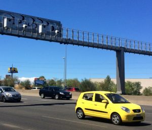 Panel luminoso con radar