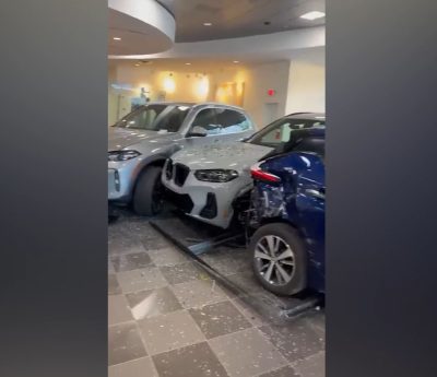 Concesionario destrozado